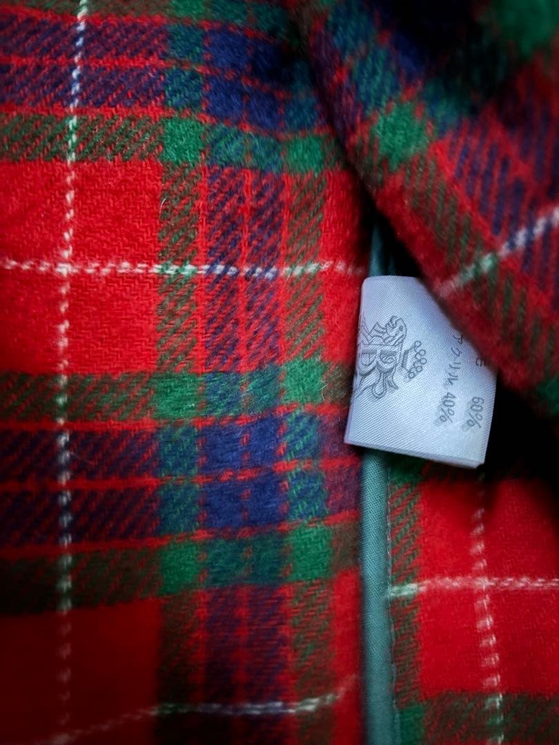 z*u様 BARACUTA バラクータ　重厚メルトン　ダッフルコート　グリーン