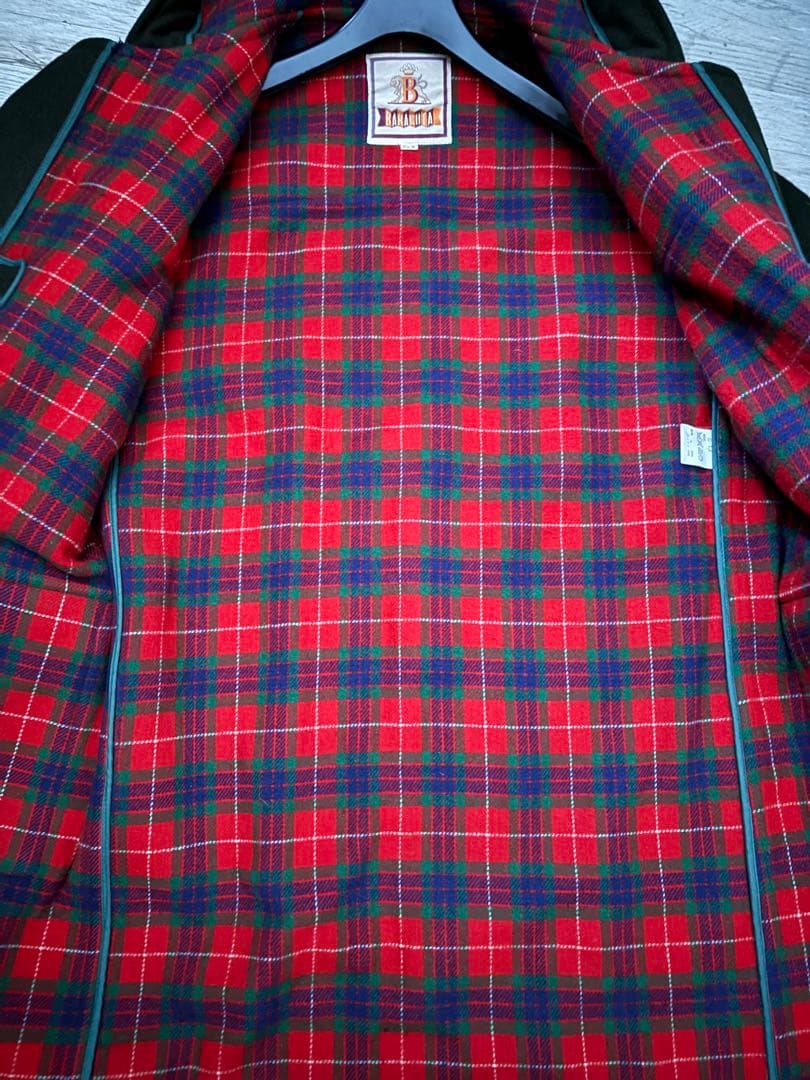 z*u様 BARACUTA バラクータ　重厚メルトン　ダッフルコート　グリーン