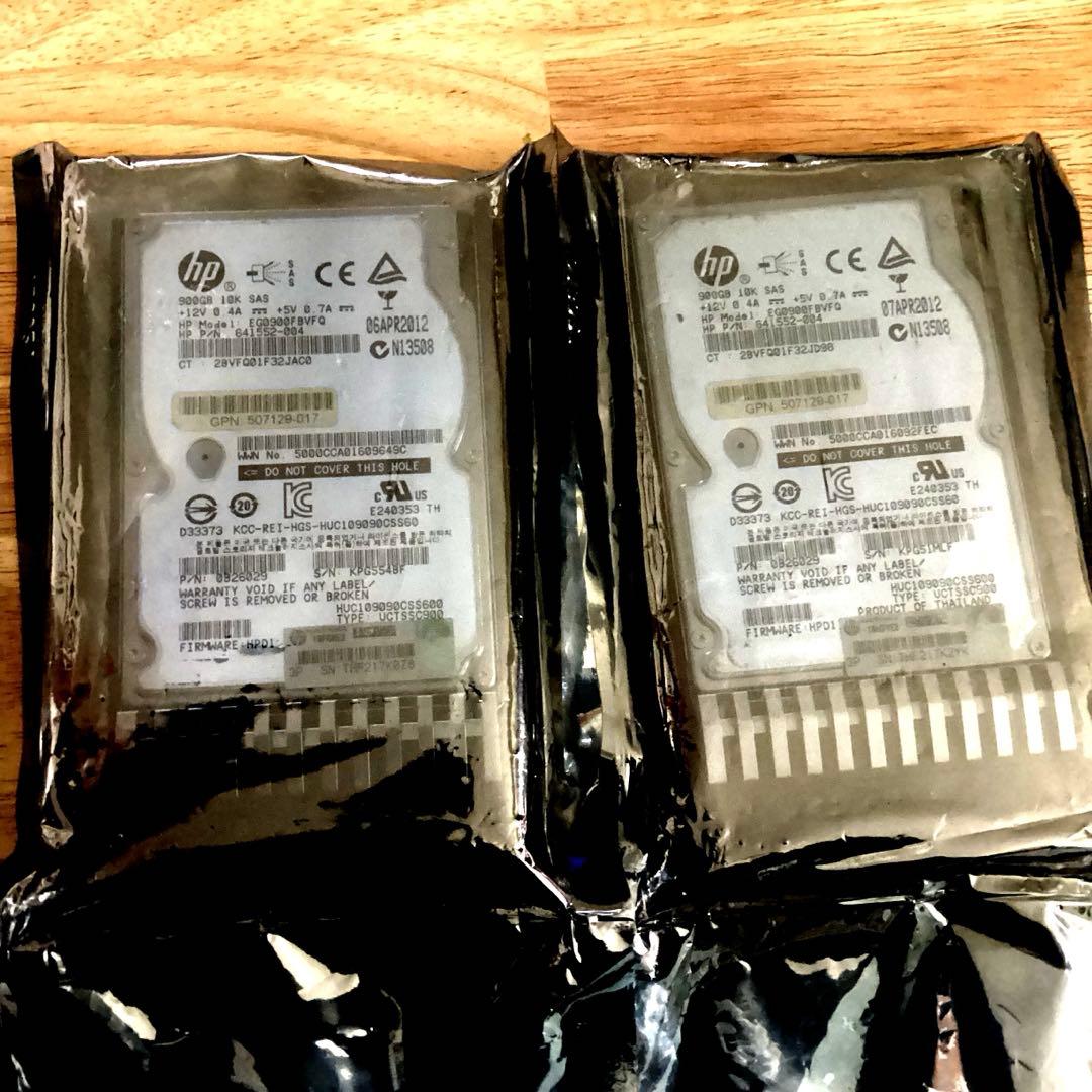 【まきさん専用】HP純正サーバー用SAS　2台Gen8 Gen9対応