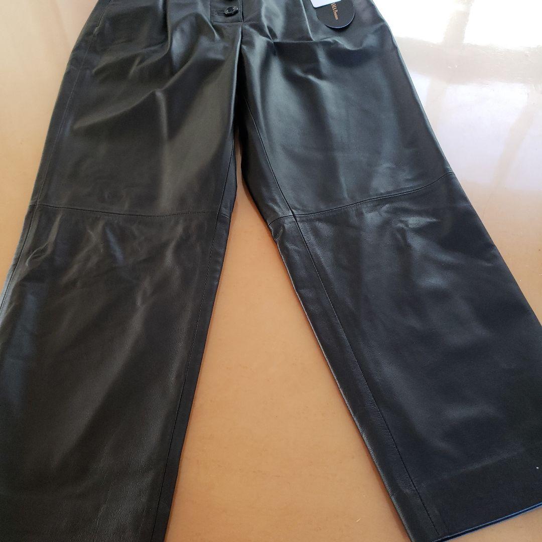 新品　ダーマコレクション　リアルレザーパンツ