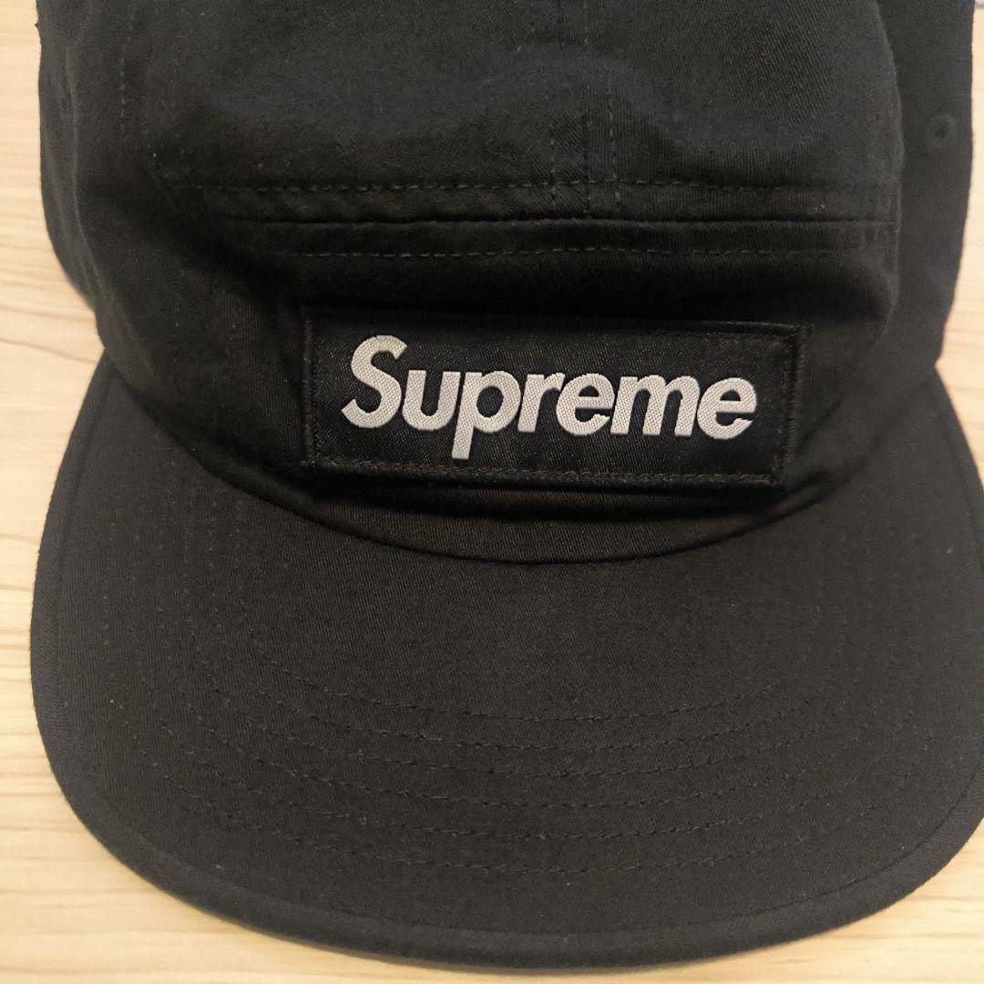 Supremeキャップ　ブラック