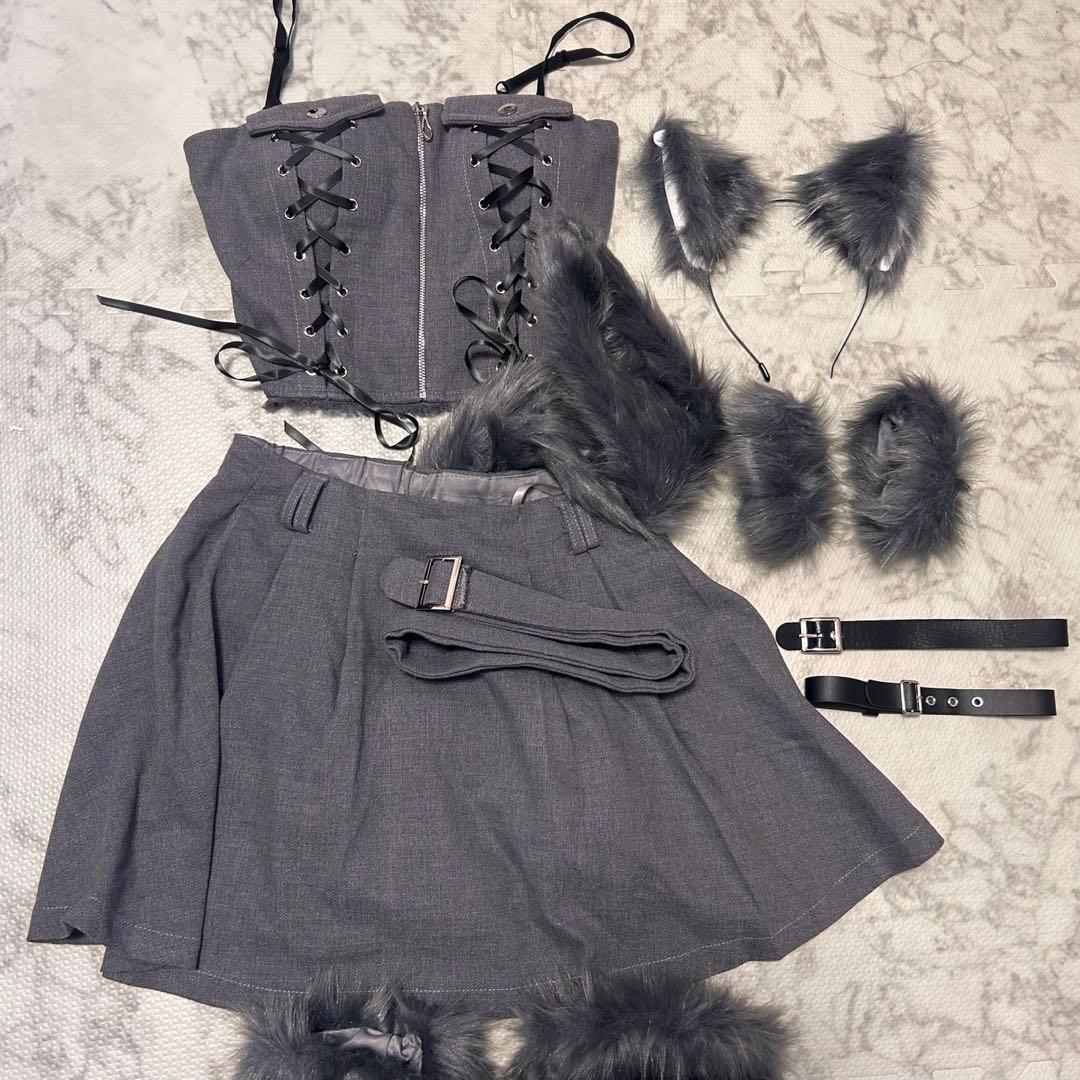 Sugar×ソウメイ レースアップオオカミセットアップ Mサイズ