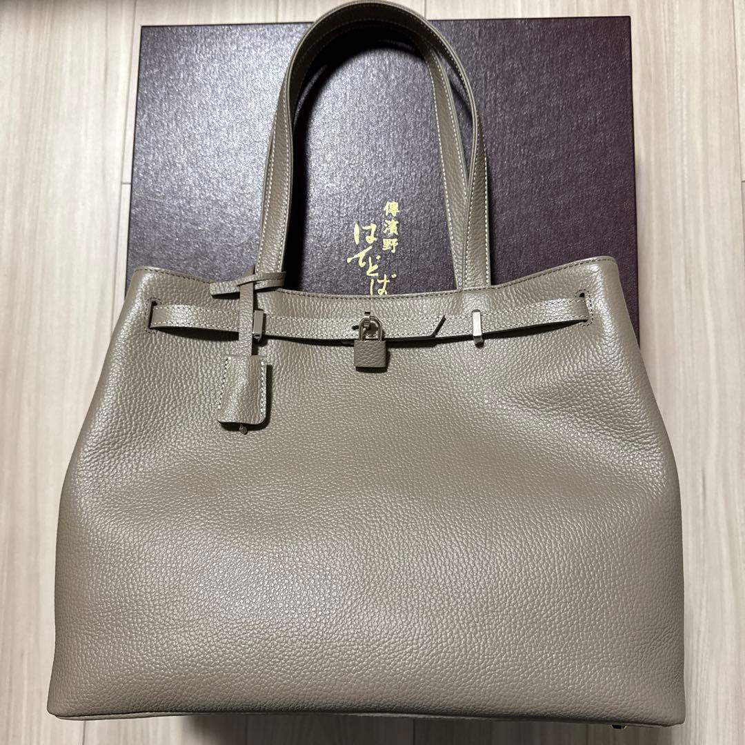 【新品　未使用】傳濱野　Mietia Ella A4トートバッグ　グレージュ