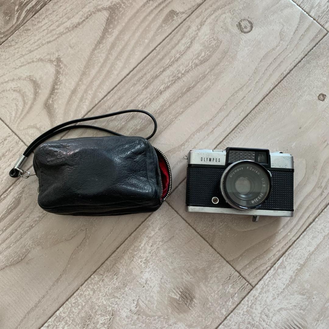 【現状品】オリンパス OLYMPUS PEN-D フィルムカメラ ケース付 レア