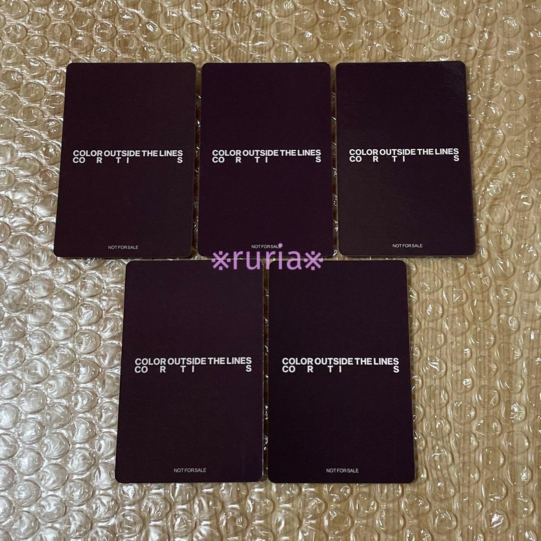 CORTIS ユニバ ラキドロ トレカ コンプリート5枚