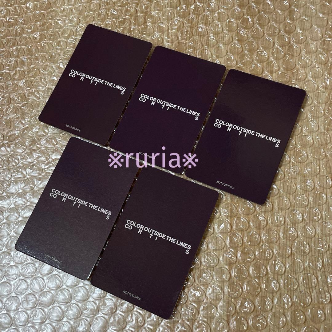 CORTIS ユニバ ラキドロ トレカ コンプリート5枚