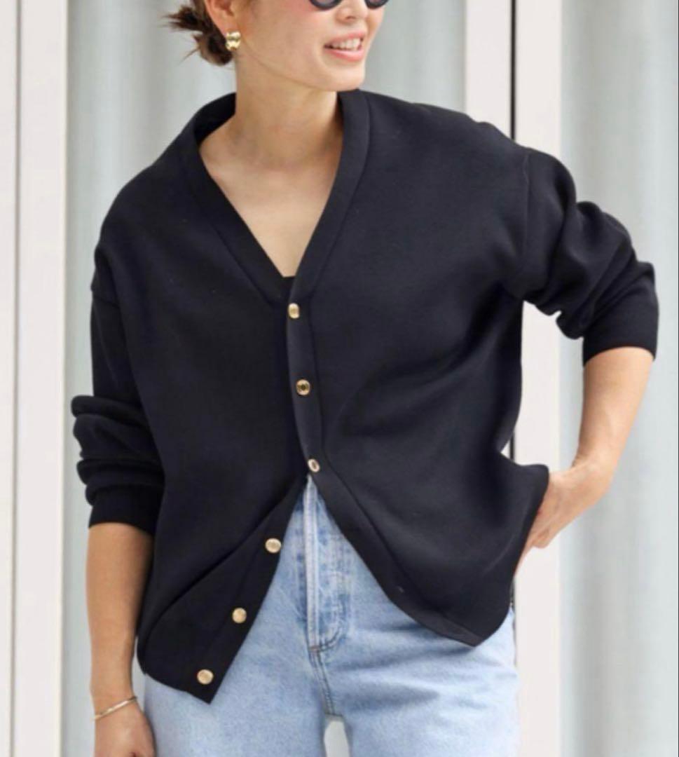 Deuxieme Classe Future カーディガン　ブラック