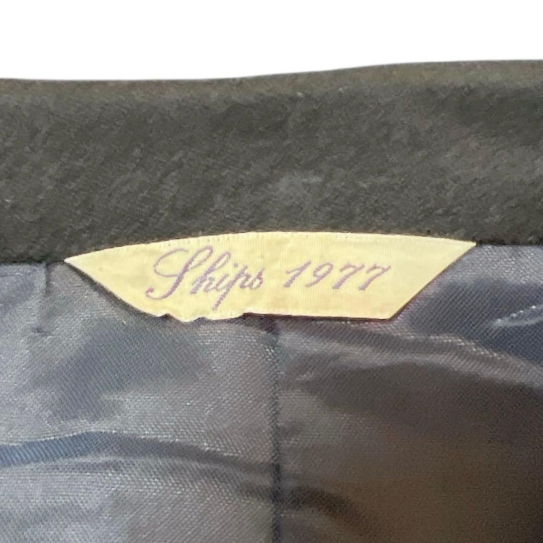 【美品】シップス SHIPS 紺ブレ 金ボタン ダブル ウール ジャケット M