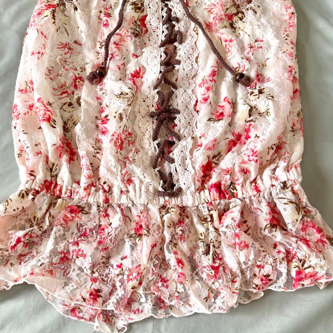 LIZ LISA リズリサ フラワープリント チュニック