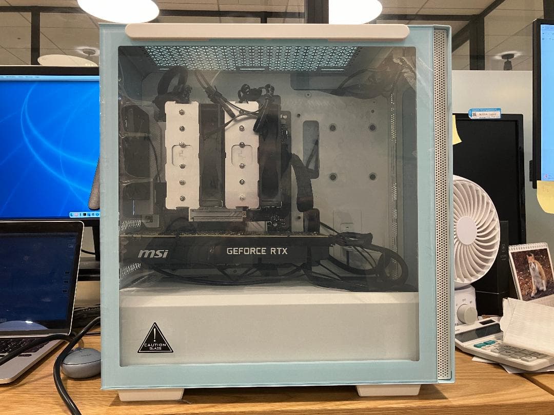 Corsair CV650電源・DeepCool MACUBE110ケース