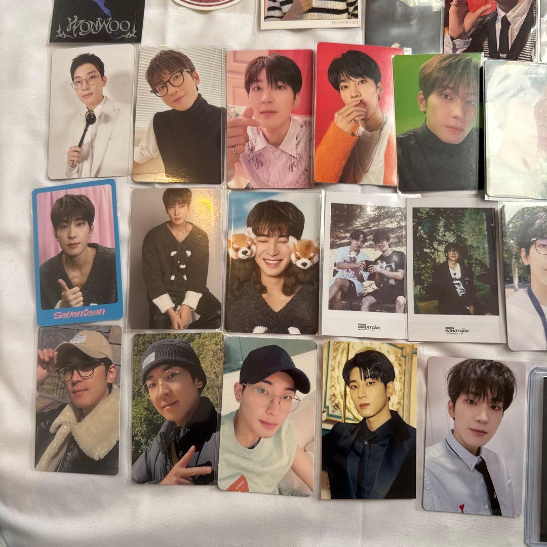 SEVENTEEN ウォヌ　WONWOO トレカ　ポストカード　まとめ売り　特典