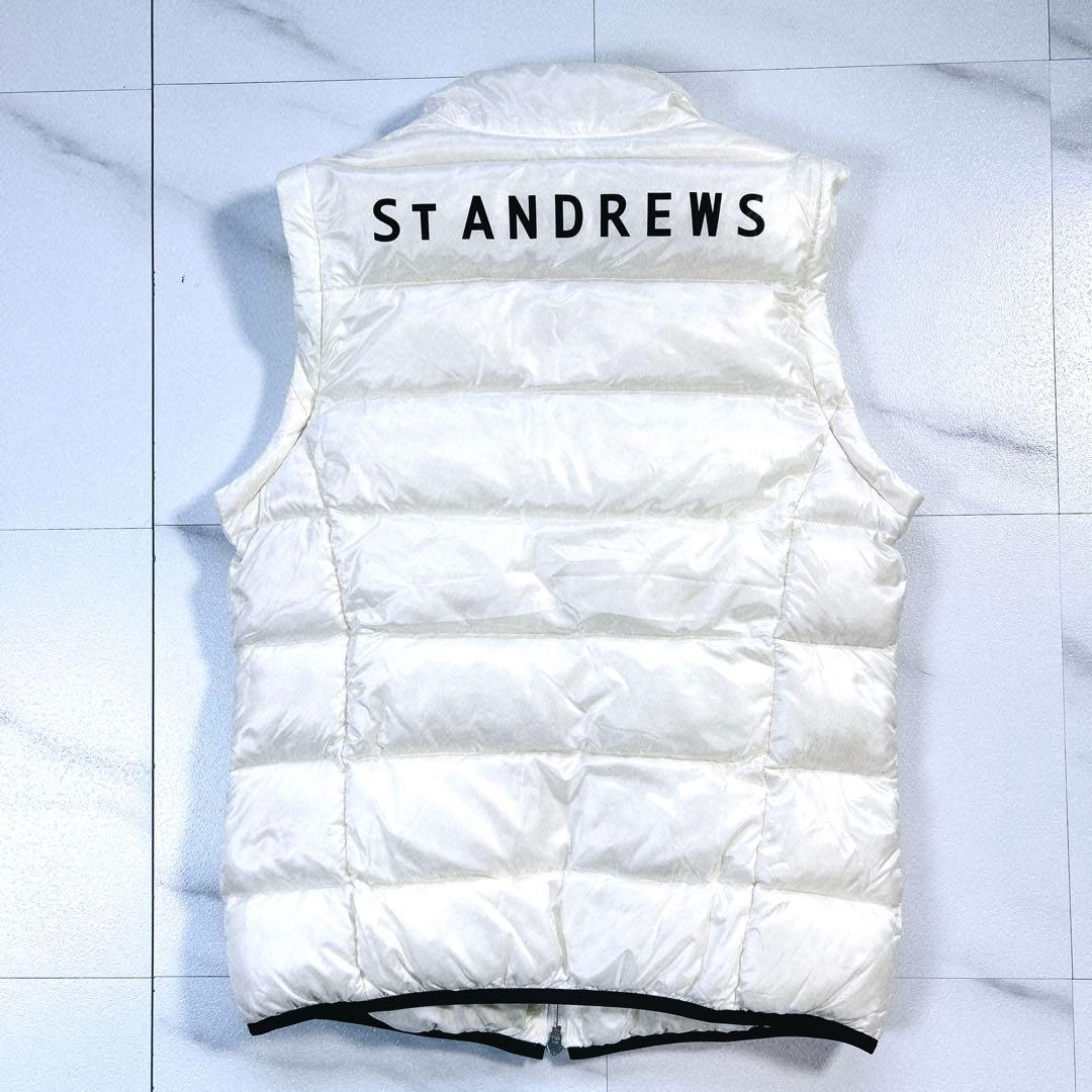 St Andrews セントアンドリュース ゴルフ ダウンジャケット M 白