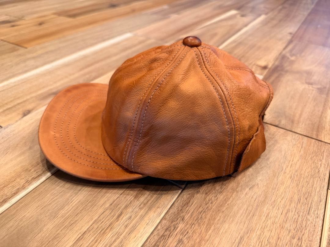 r*h様 天神ワークス Tenjin Works レザートラッカーキャップ 茶