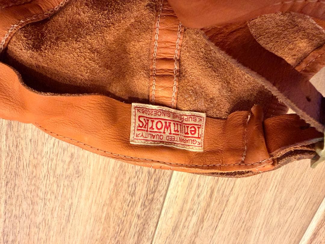 r*h様 天神ワークス Tenjin Works レザートラッカーキャップ 茶