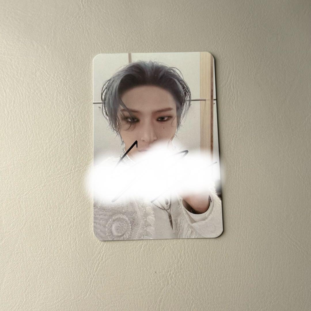 ATEEZ グッズ購入特典 ミンギ 直筆サイン入り