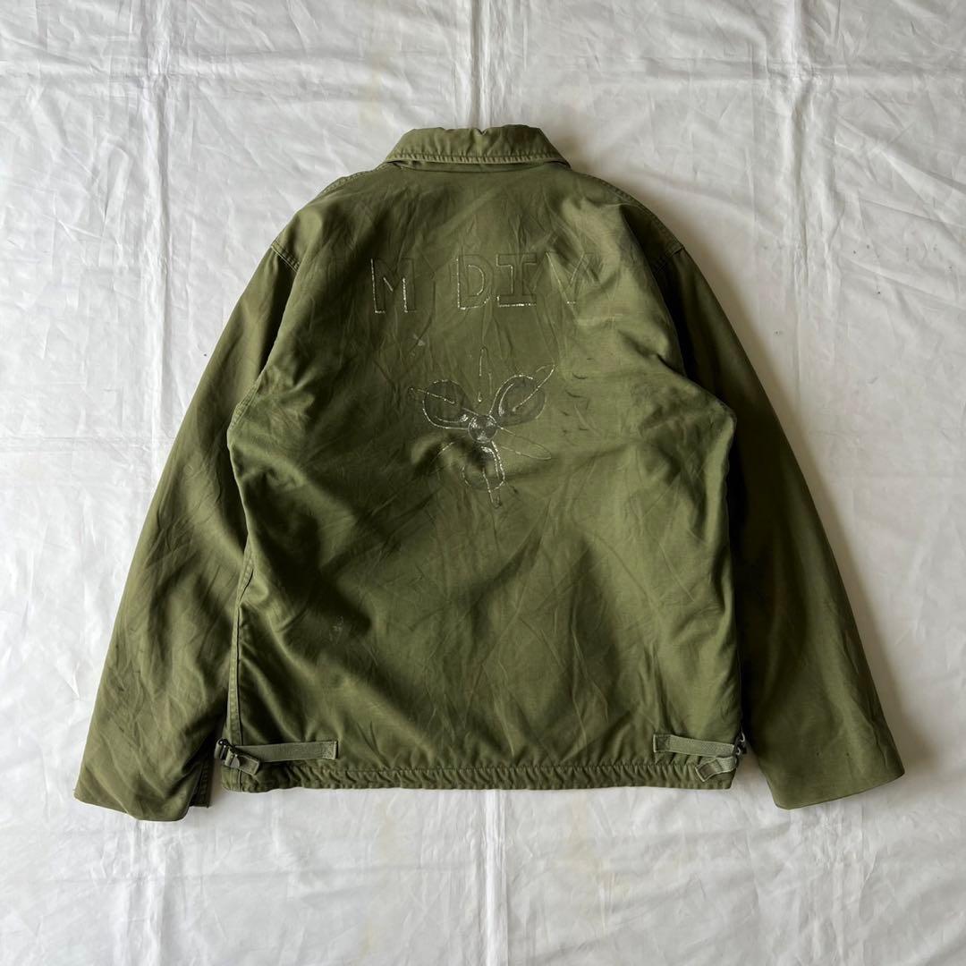 80’s US Navy A-2 デッキジャケット　古着
