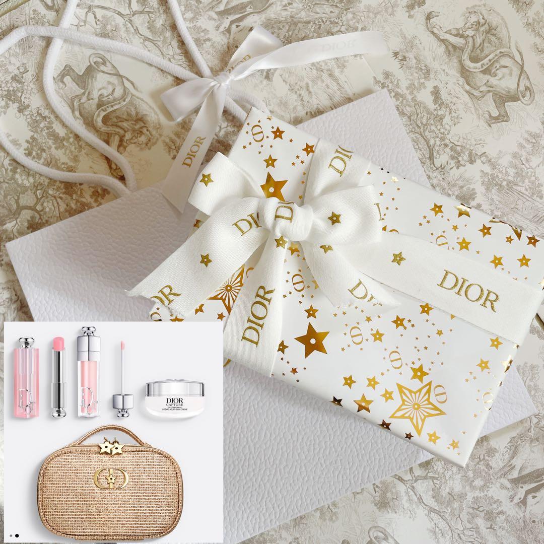 新品未開封　ディオール ホリデー オファー　ポーチ　アディクト リップ グロウ