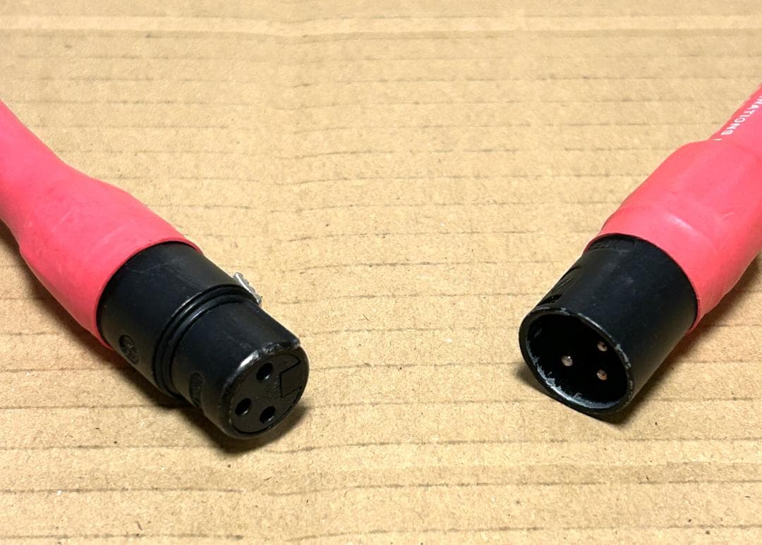 CARDAS AUDIO Golden Five使用 カスタムXLRケーブル