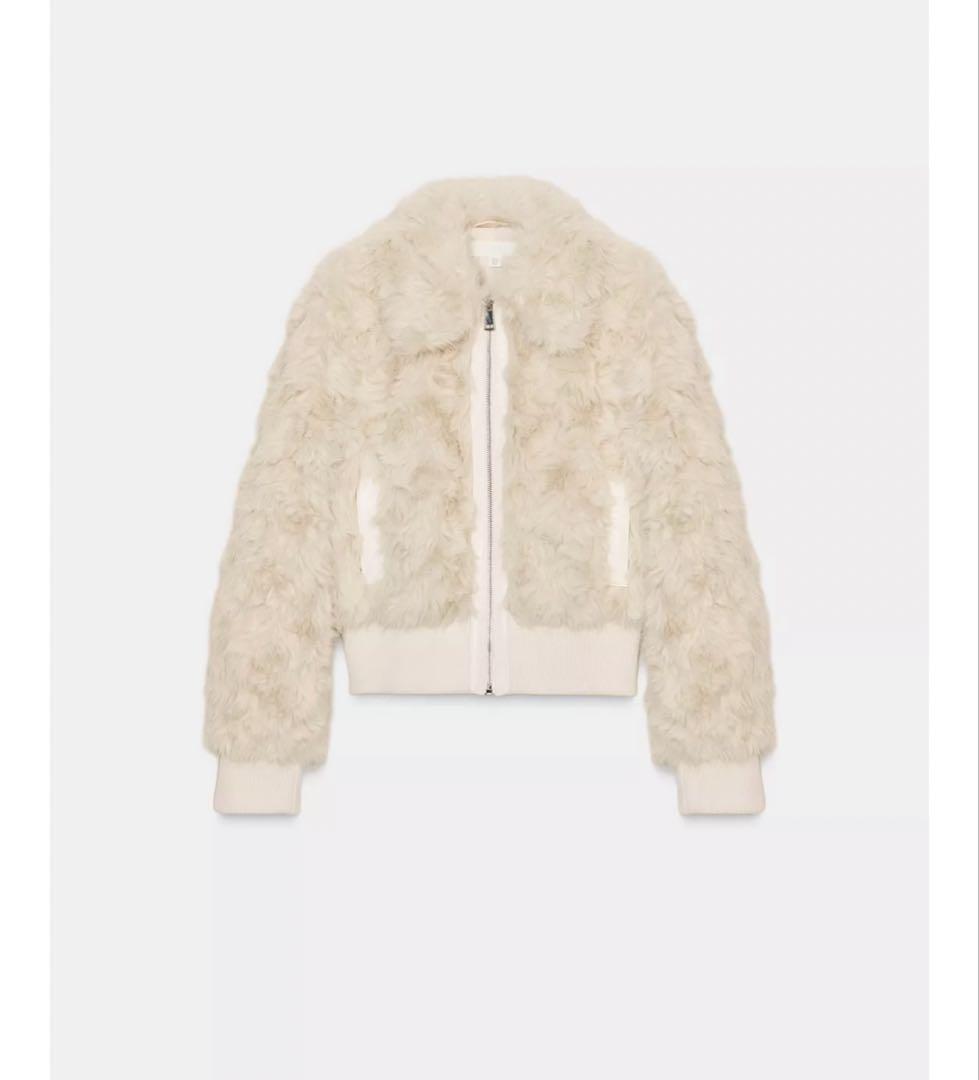 ZARA フェイクファーボンバージャケット　S