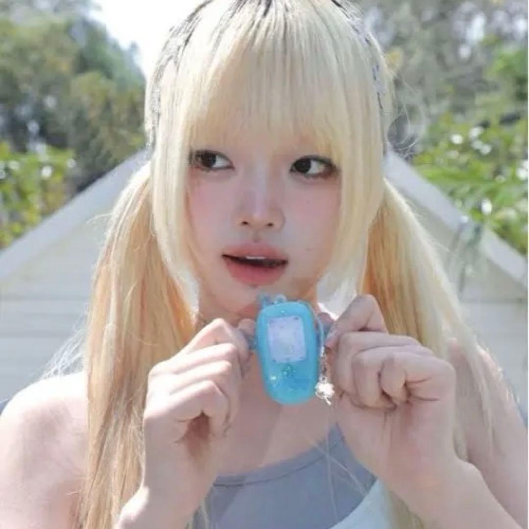 Hashtag ddd四つ葉＆天使の翼付き レトロ携帯ストラップネックレス