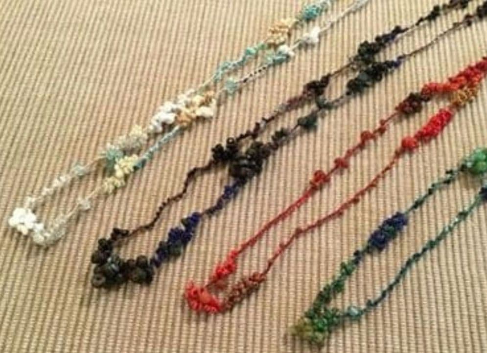 【美品】ヨーガンレール　ビーズのネックレス