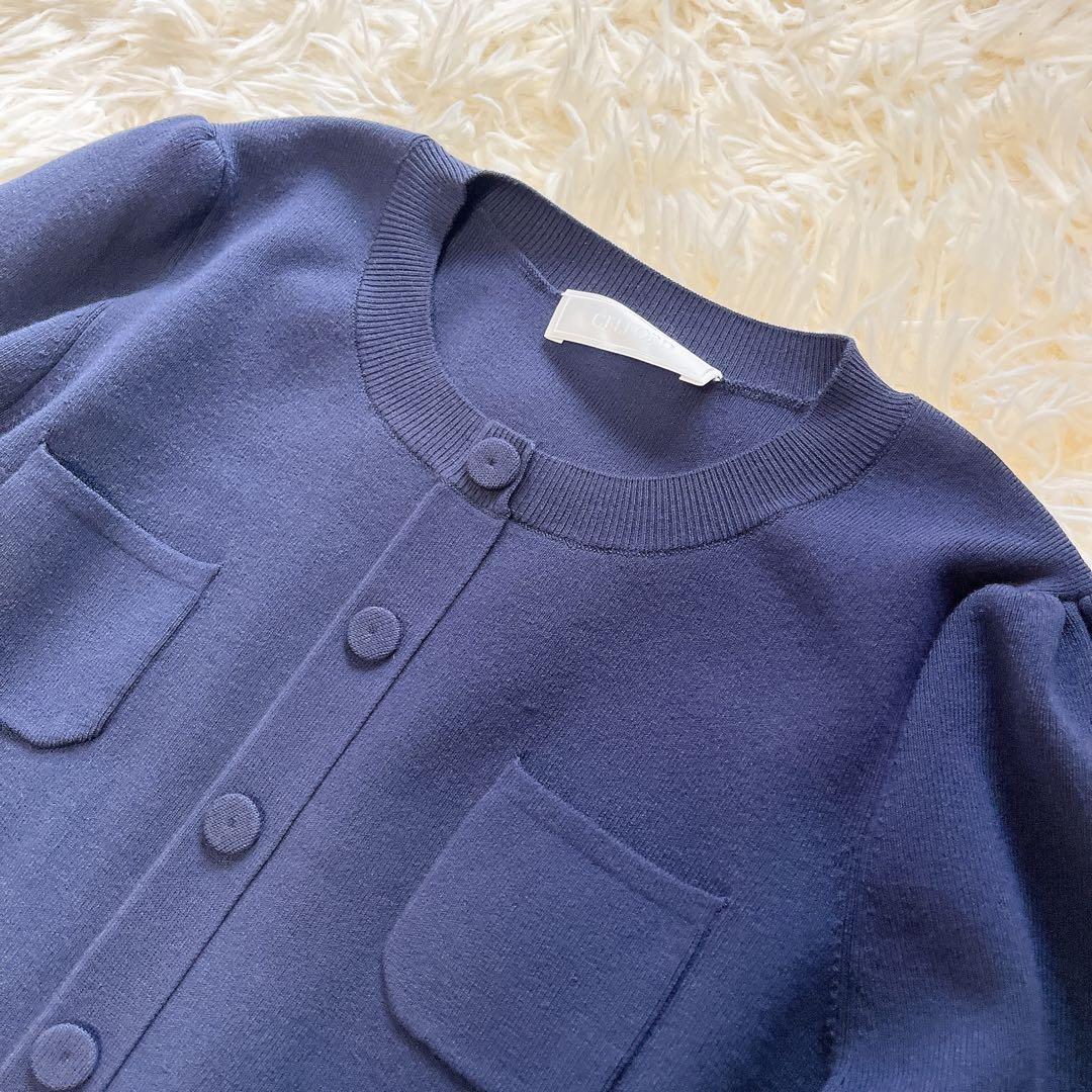 タグ付新品✨セルフォード スプリングニットドレス　2025SS ネイビー S