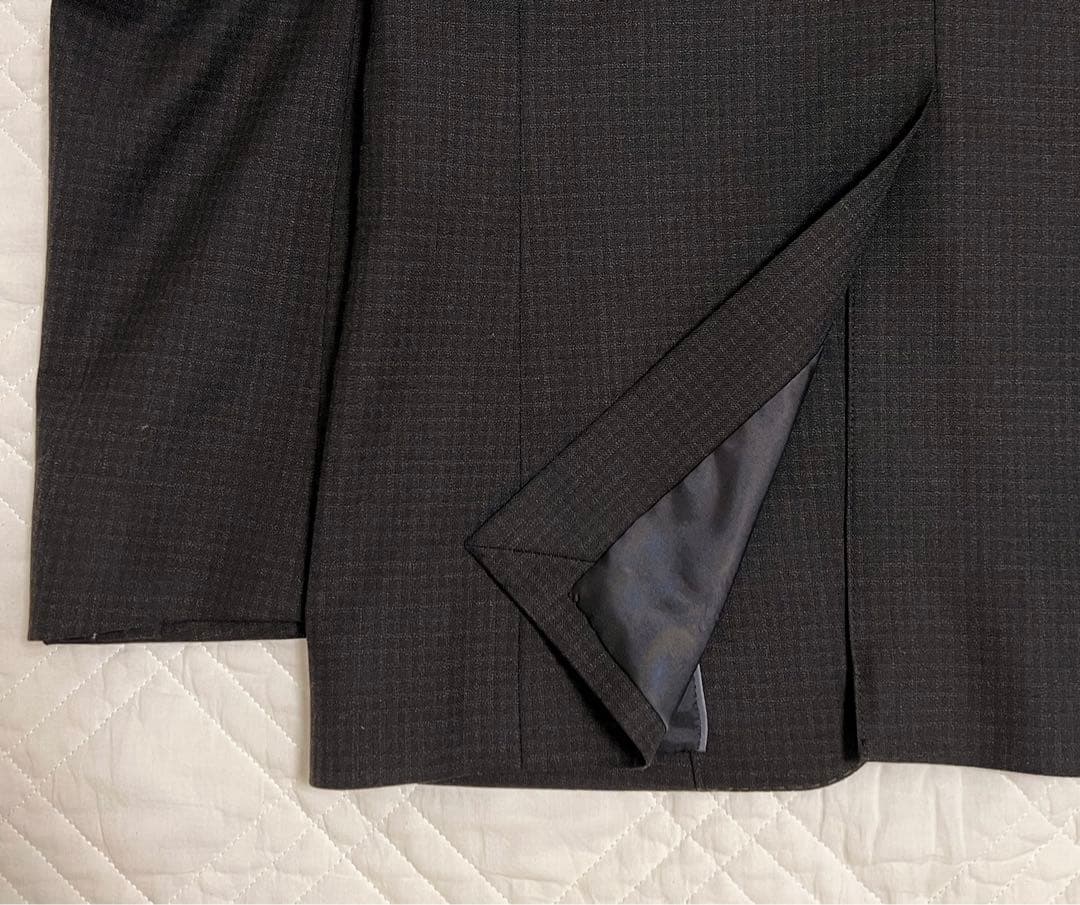 新品 タグ付き PAZZO ツーパンツ スーツ ブラウン ブラック チェック