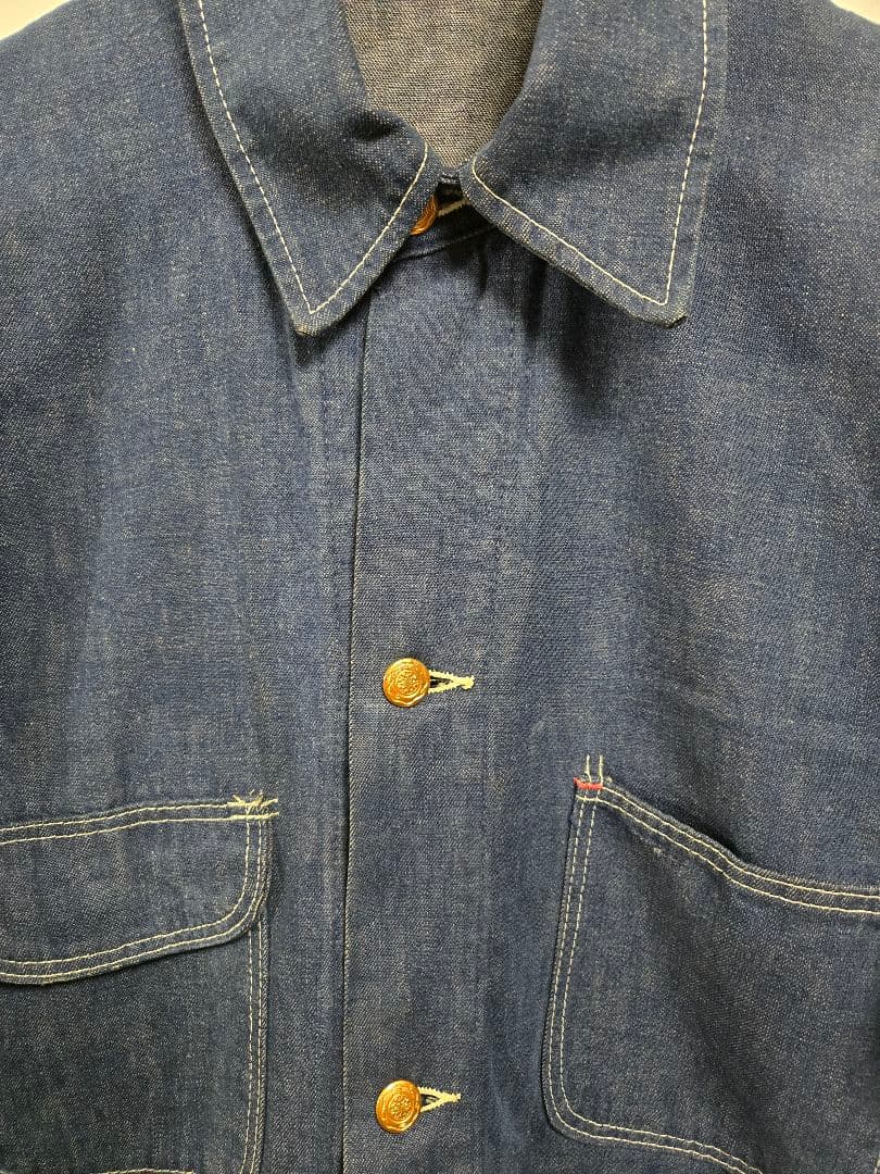 70s BLUE BELL Wrangler デニムカバーオール 38