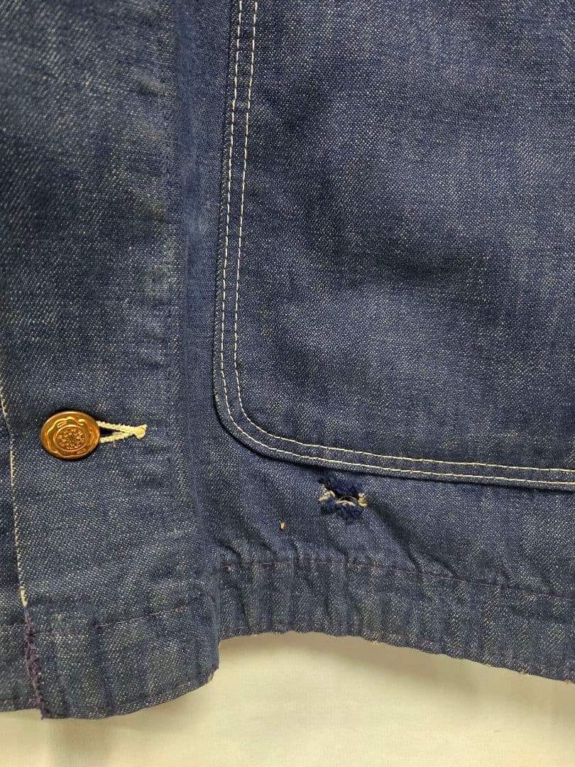 70s BLUE BELL Wrangler デニムカバーオール 38