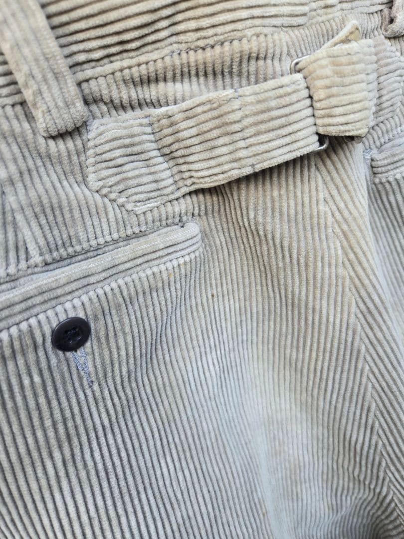 ​【至極】マカオ製 ポロラルフローレン 太畝コーデュロイ シンチバック 34L