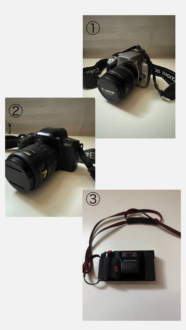 まとめ売り　canonデジタルカメラ　olympusフィルムカメラ