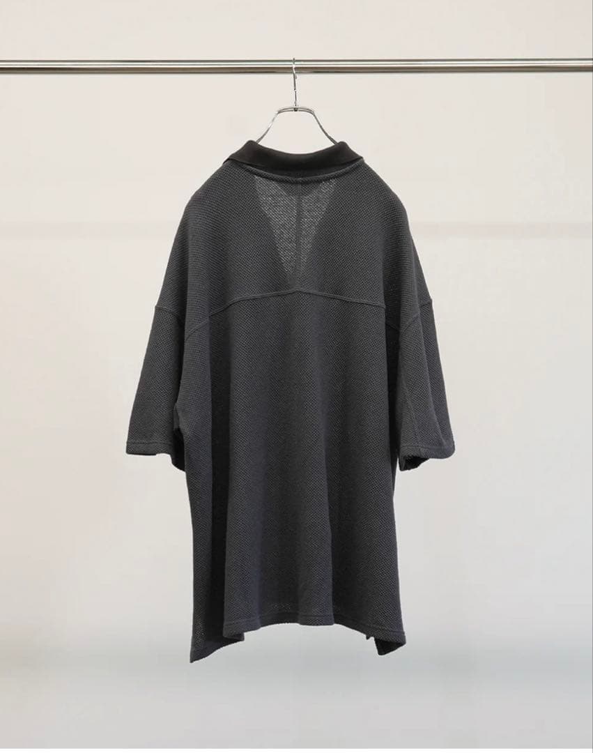 トップス ANCELLM S/C FOOTBALL SHIRT GRAY