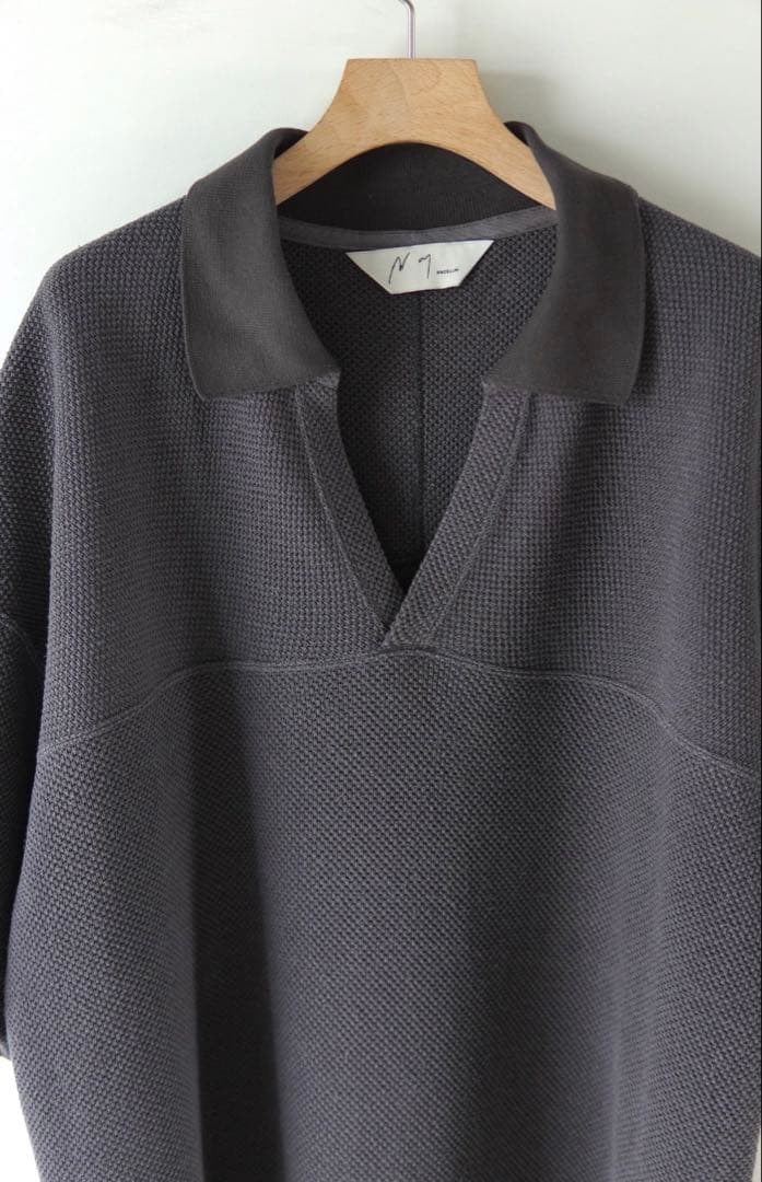 トップス ANCELLM S/C FOOTBALL SHIRT GRAY