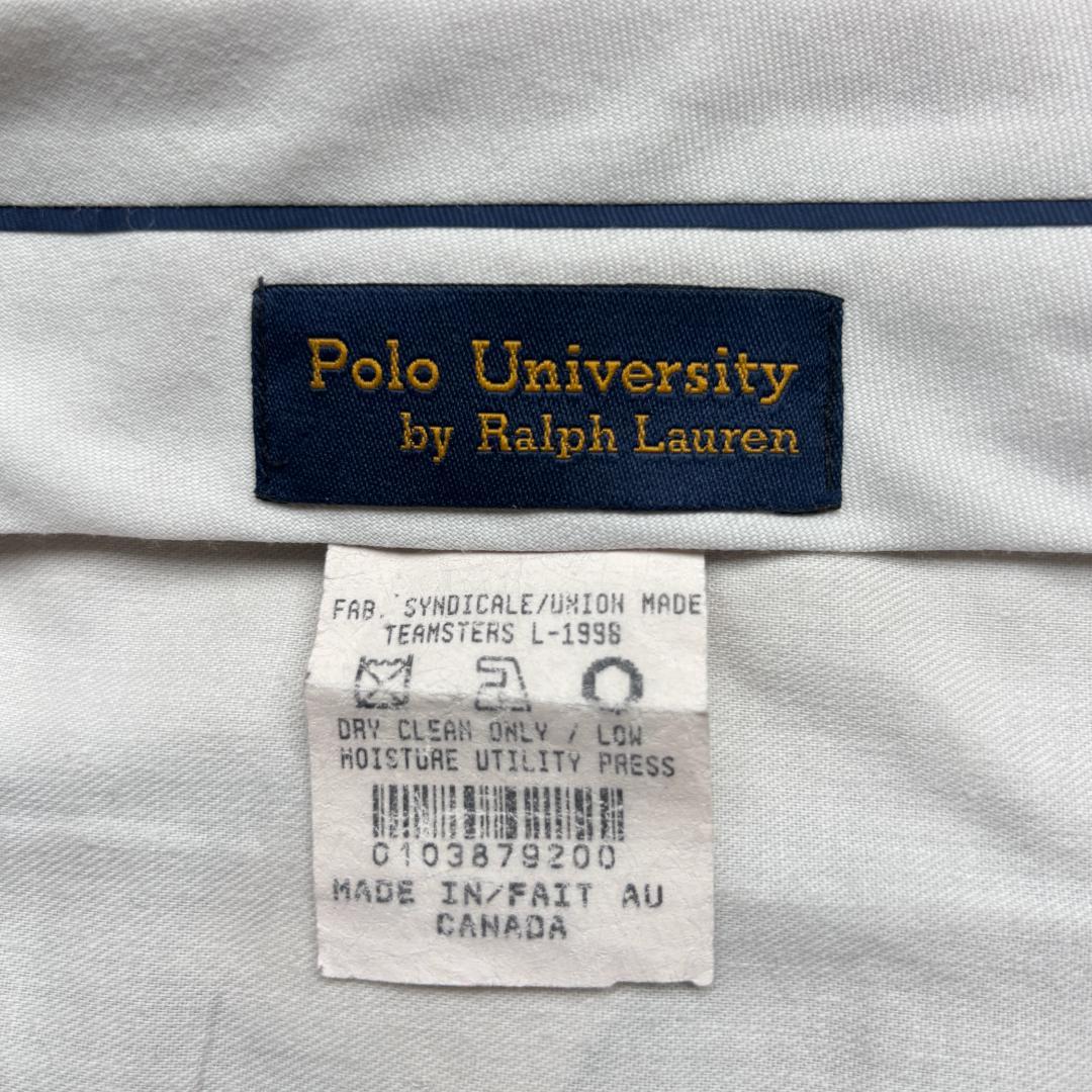 90s ラルフローレン スラックス ウールウィップコードギャバジン ブラック