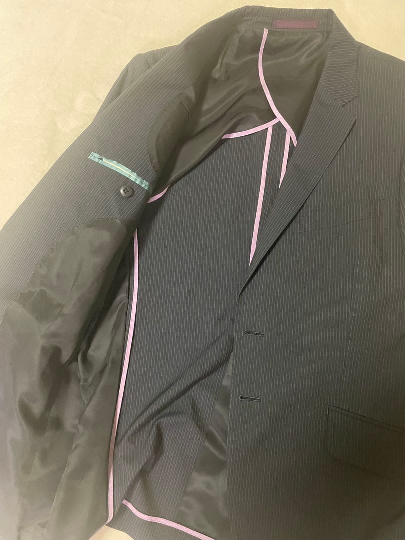 ★ Paul Smith ポールスミススーツセット アップ綿&シルク　メンズ　L