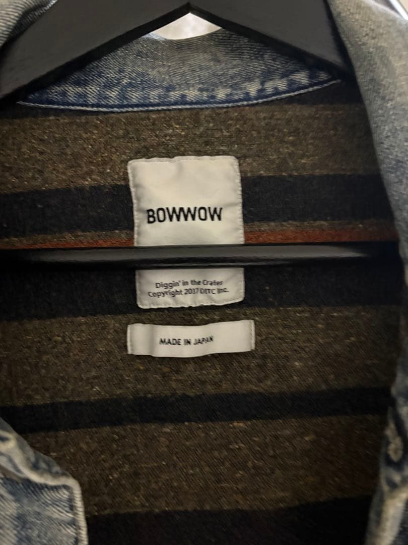 ジャケット・アウター BOW BOW BLANKET LINED DENIM JACKET L