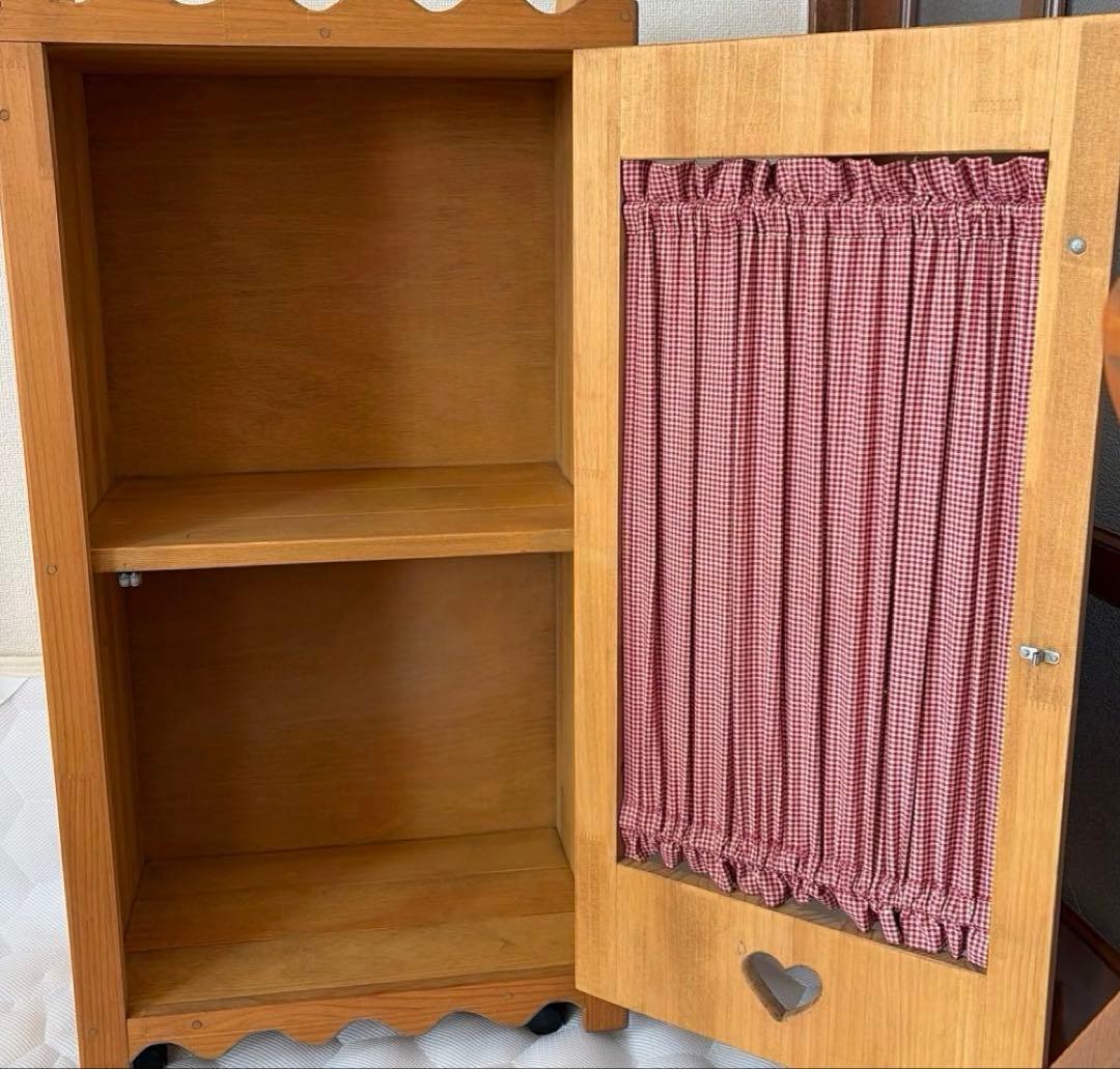 カントリー家具　木製　ハート