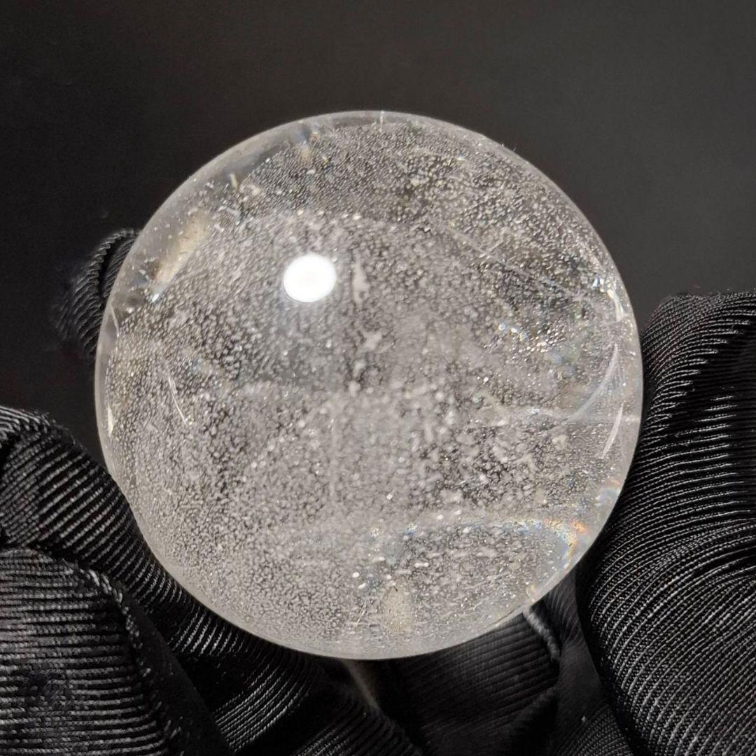 極美！AAAグレード　レムリアンシード　クリスタル丸玉　スフィア　台座付き