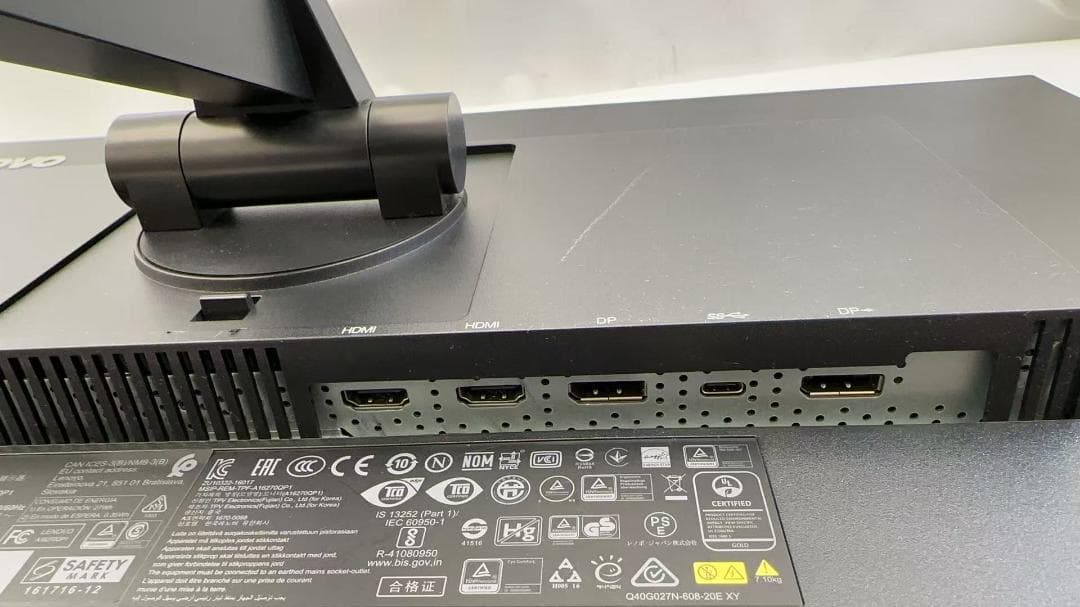 Lenovo ThinkVision P27h-10 27インチ 液晶モニター