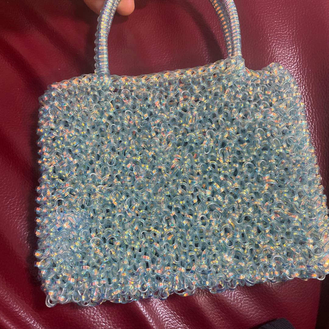 アンテプリマ ワイヤーバッグ スタンダード ハンドバッグ グリーン