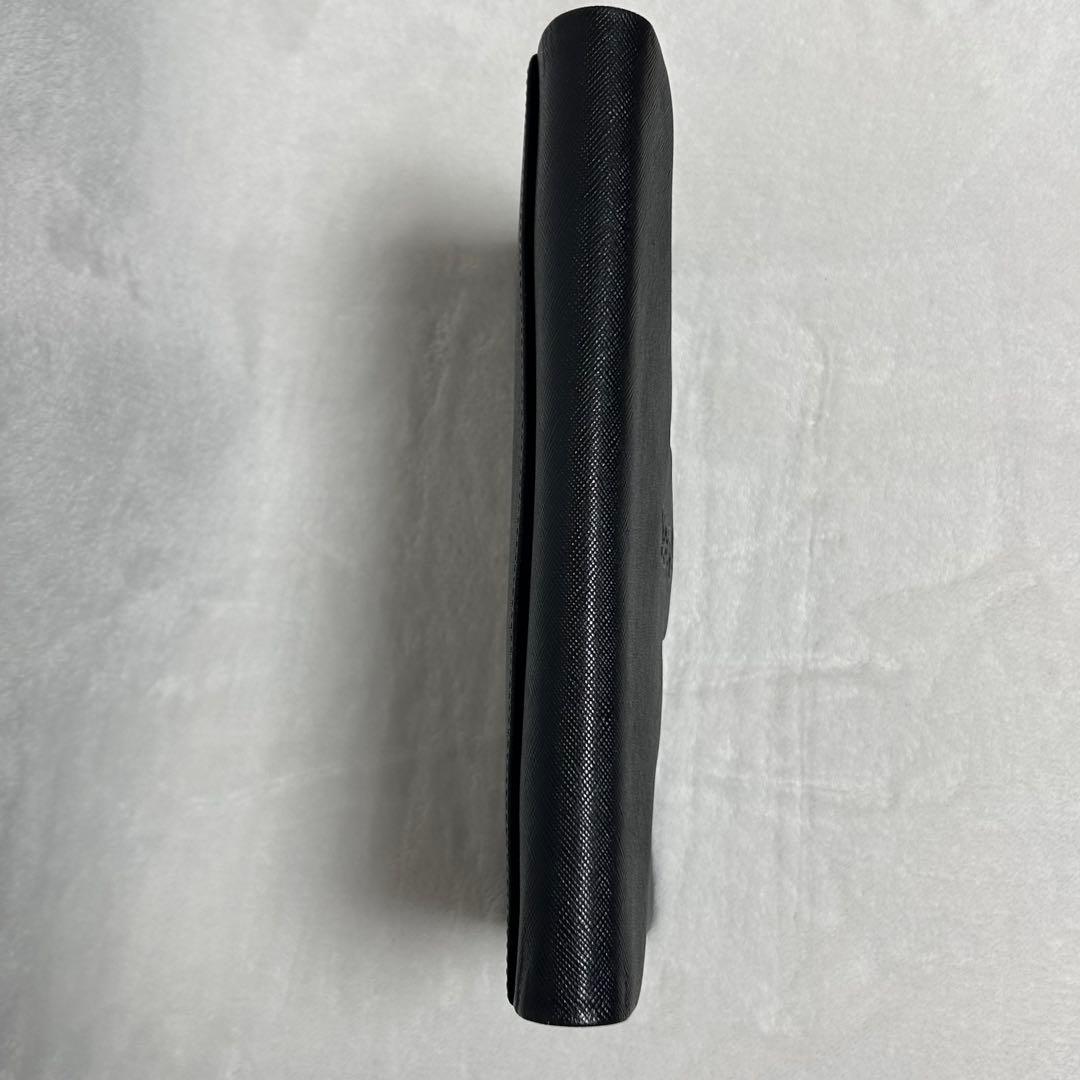 YSL イヴサンローラン 本革クラッチ 黒 保存袋付