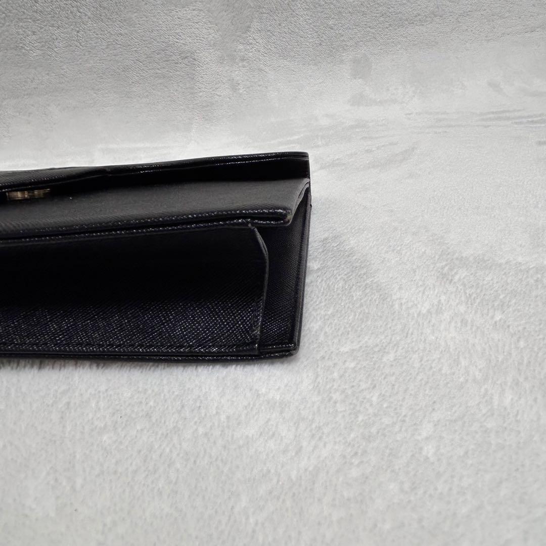 YSL イヴサンローラン 本革クラッチ 黒 保存袋付