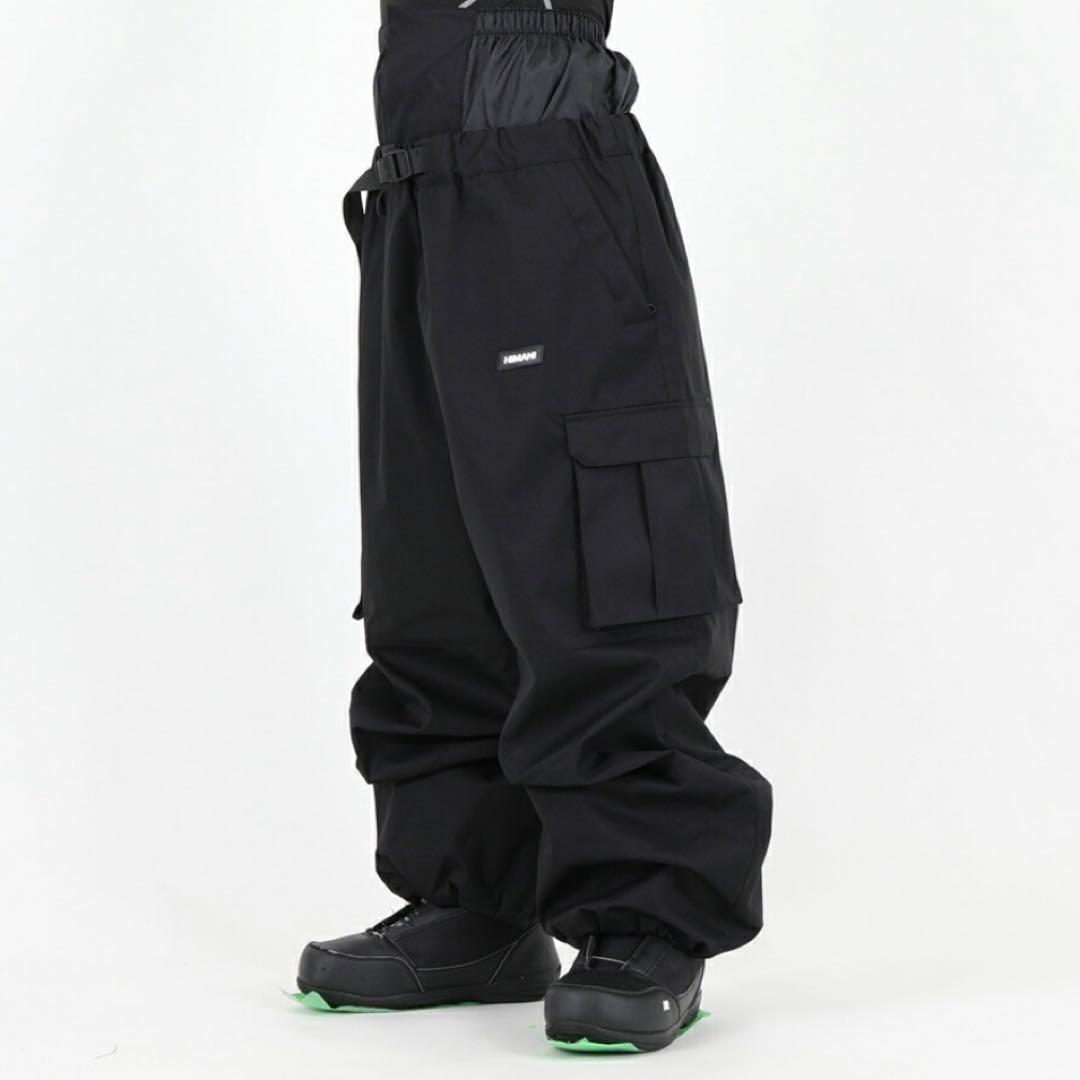 スノーボードウェア メンズレディースオーバーサイズカーゴパンツボードスノボウェア