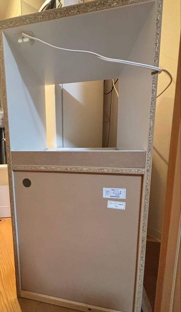 【送料込み】レンジボード　食器棚　一人暮らし　コンパクト　完成品　タンスのゲン