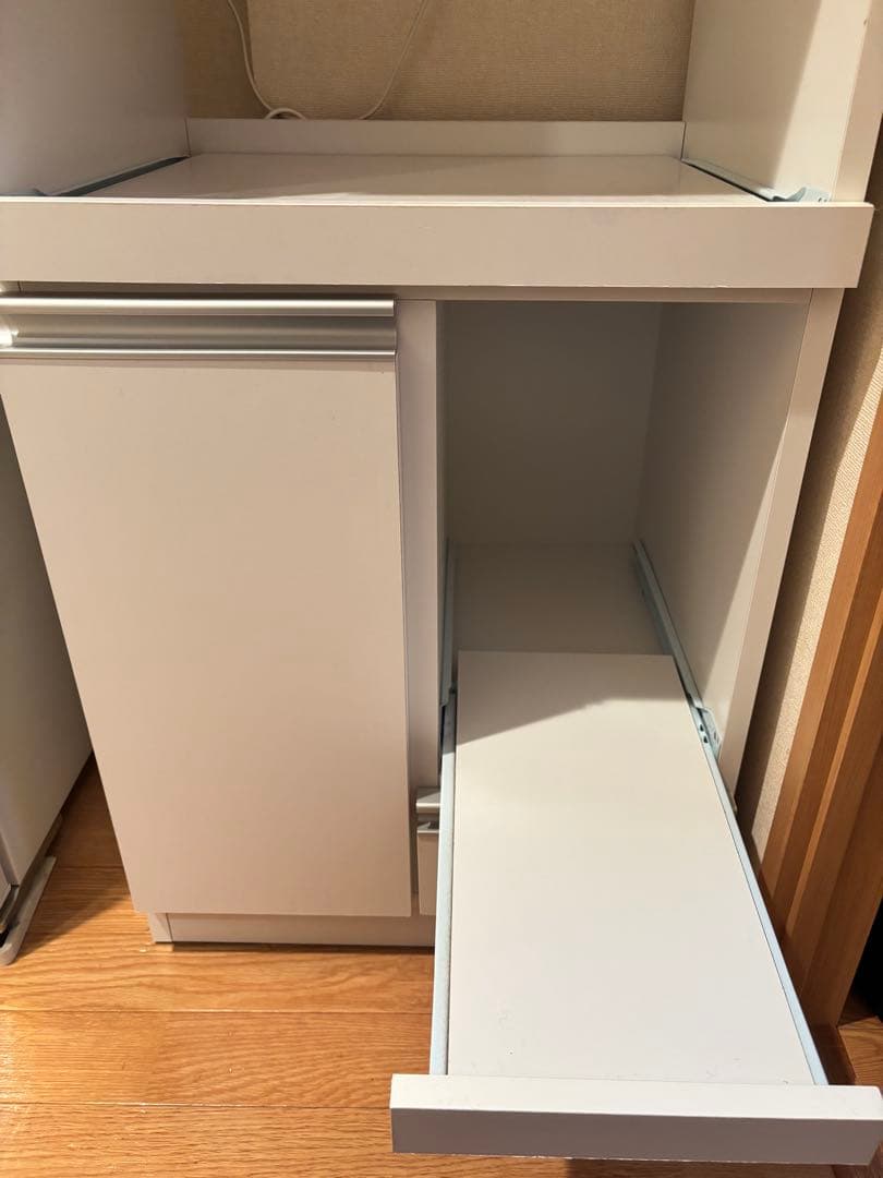 【送料込み】レンジボード　食器棚　一人暮らし　コンパクト　完成品　タンスのゲン