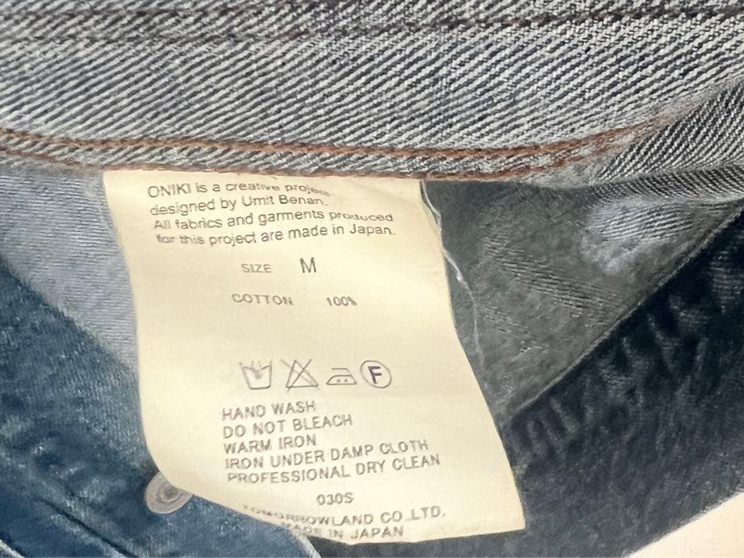 【ONIKI】デニムジャケット Gジャン デニム メンズ　オニキ