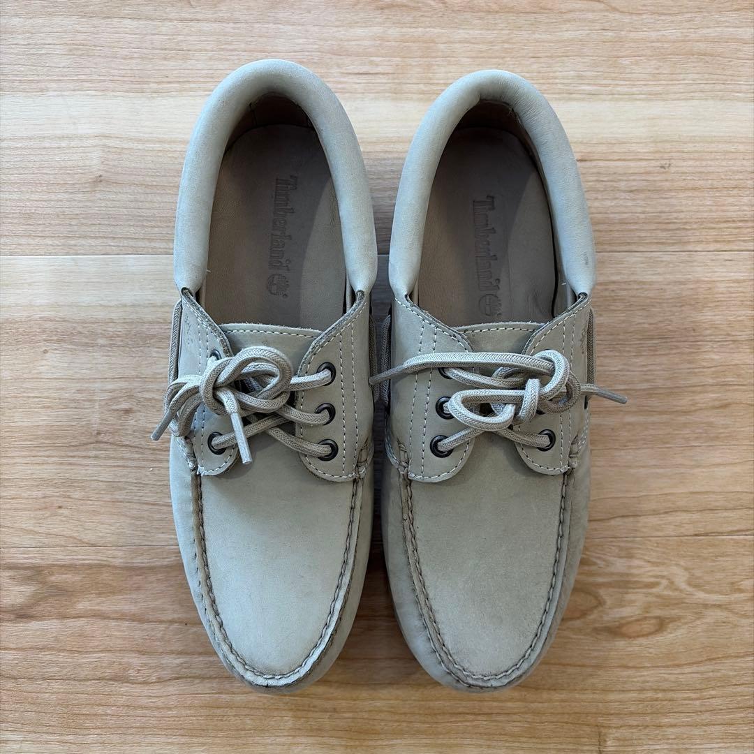 Timberland 3EYE LUG スリーアイ　ラグ　ベージュグレー