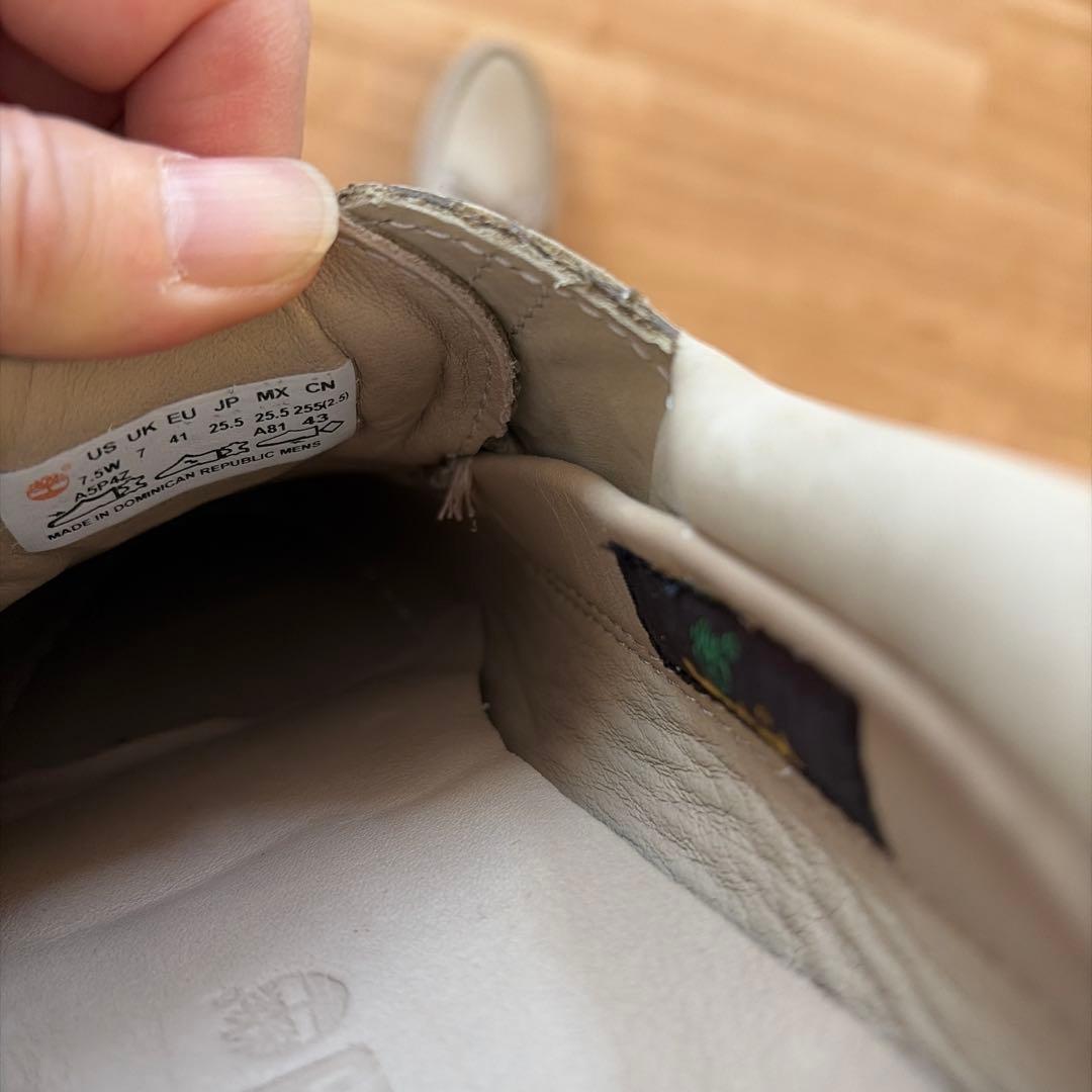 Timberland 3EYE LUG スリーアイ　ラグ　ベージュグレー