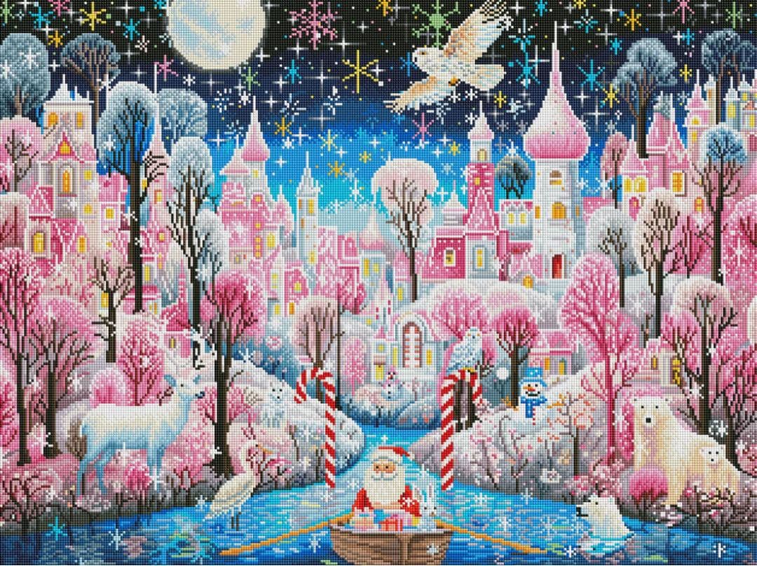 ドリーマーデザイン　CandyCaneCastle　#ダイヤモンドアートクラブ