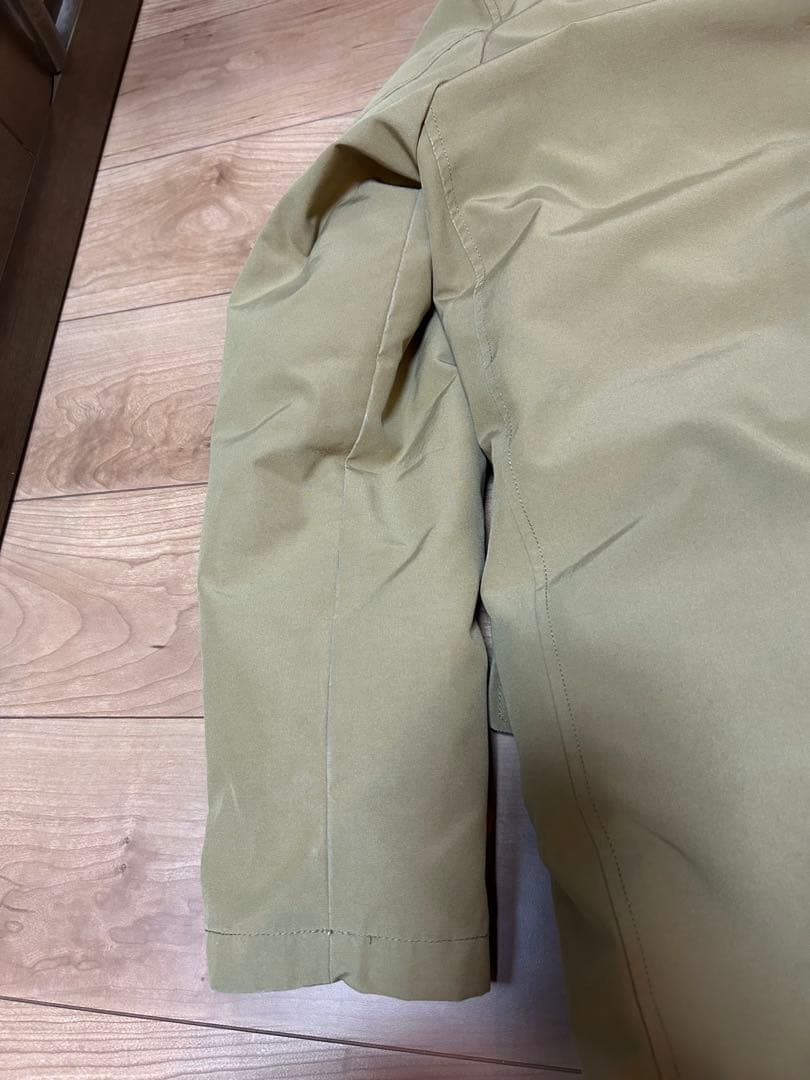 【美品】DANTON/ダントンダウンコートJD-8634LASカーキ42